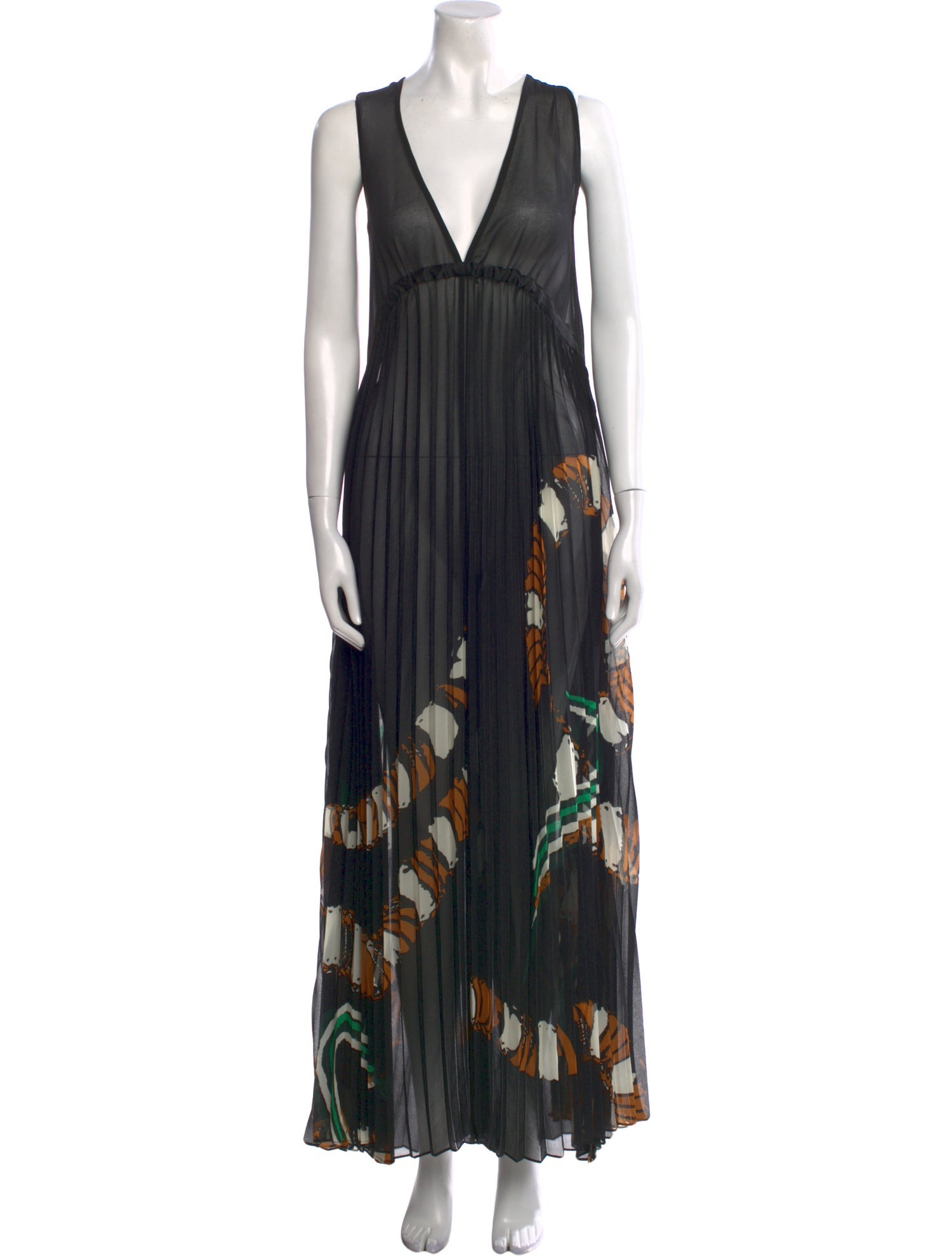By Malene Birger Printed Long Dress