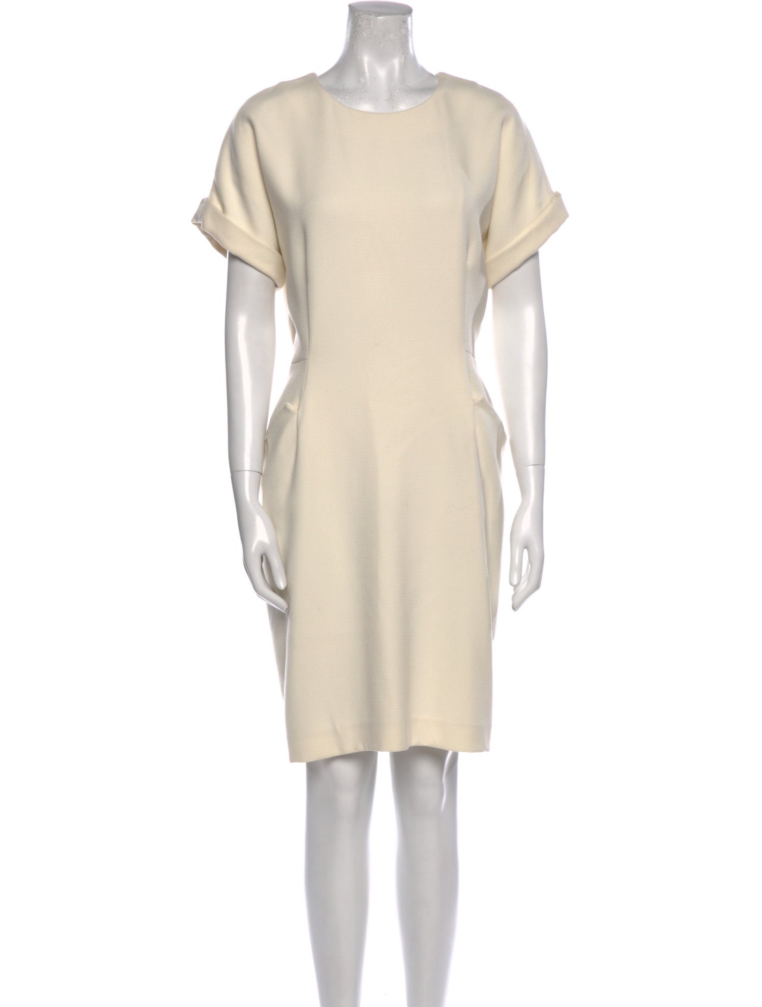 By Malene Birger Scoop Neck Knee-Length Dress