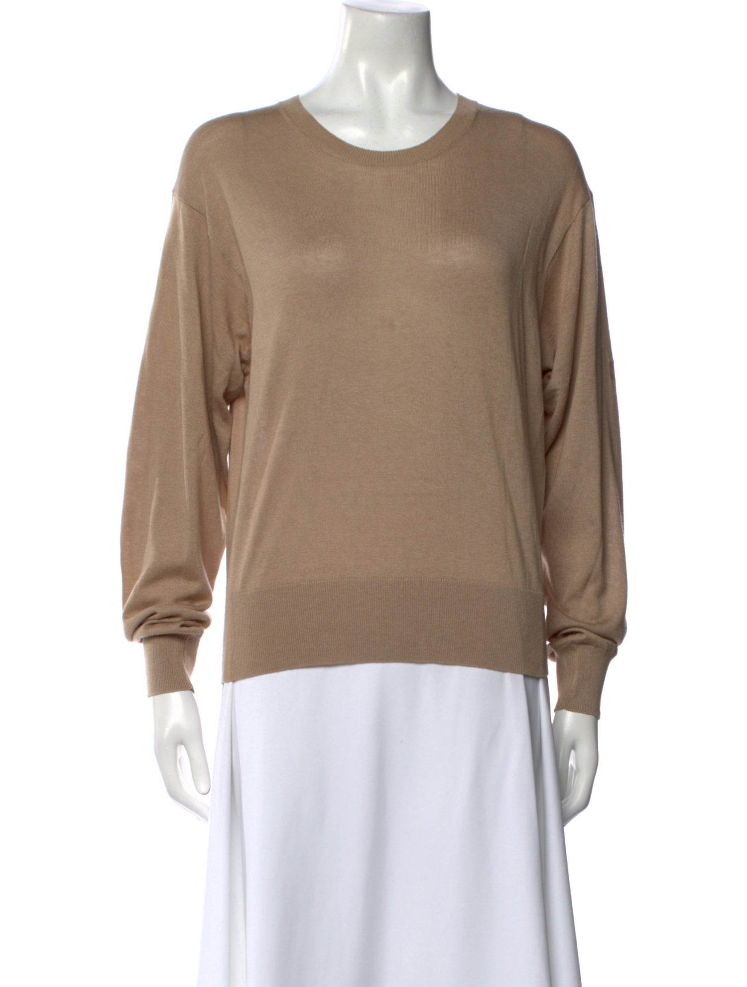 By Malene Birger Scoop Neck Long Sleeve Sweatshirt
