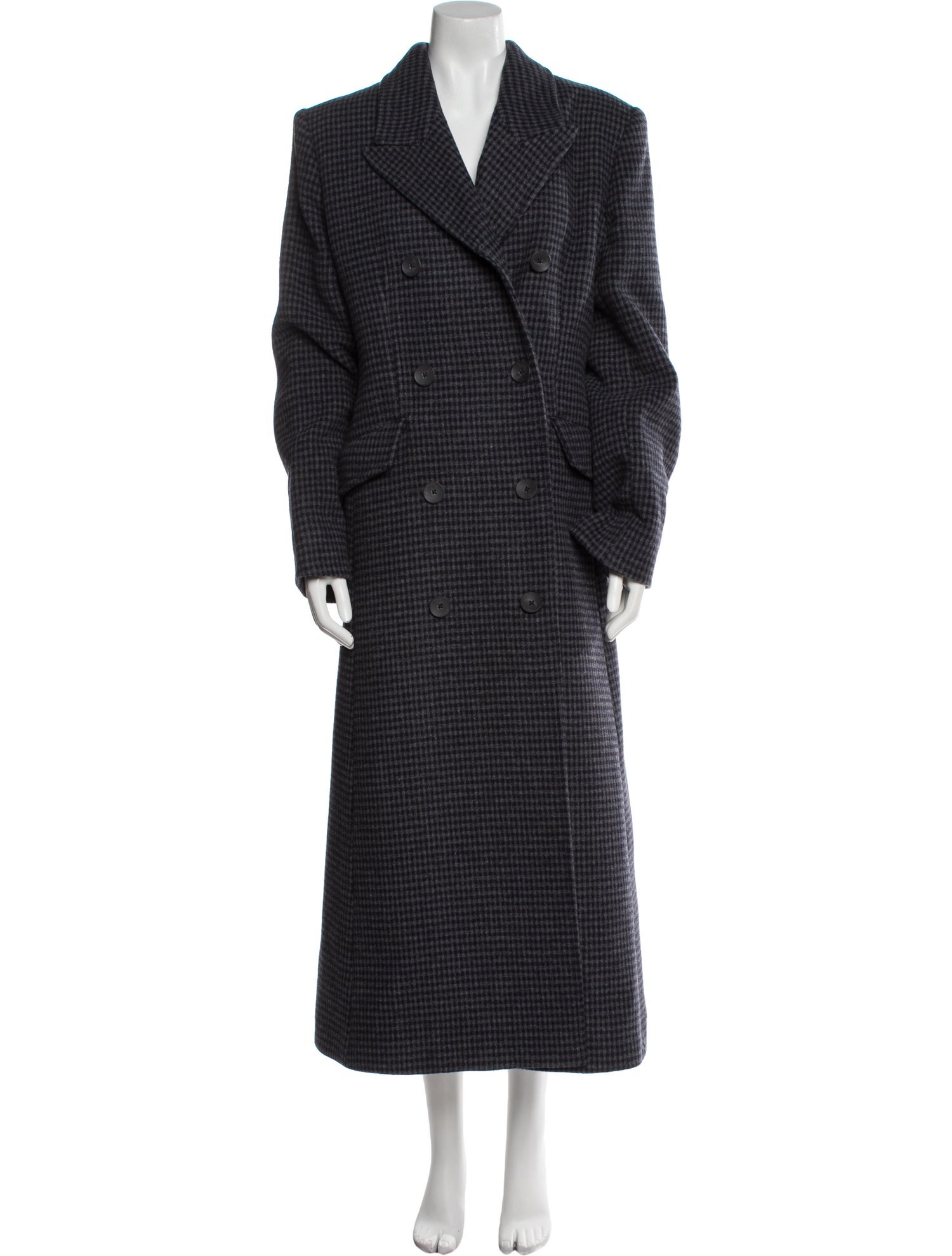 By Malene Birger Wool Faux Fur Coat