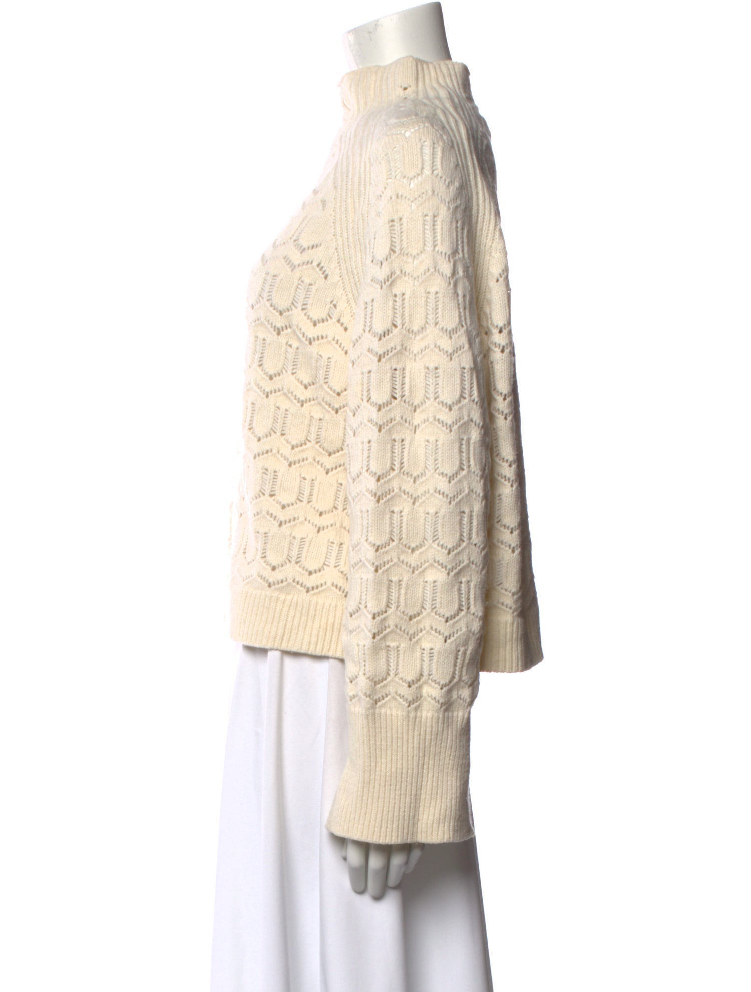 By Malene Birger Merino Wool Printed Sweater