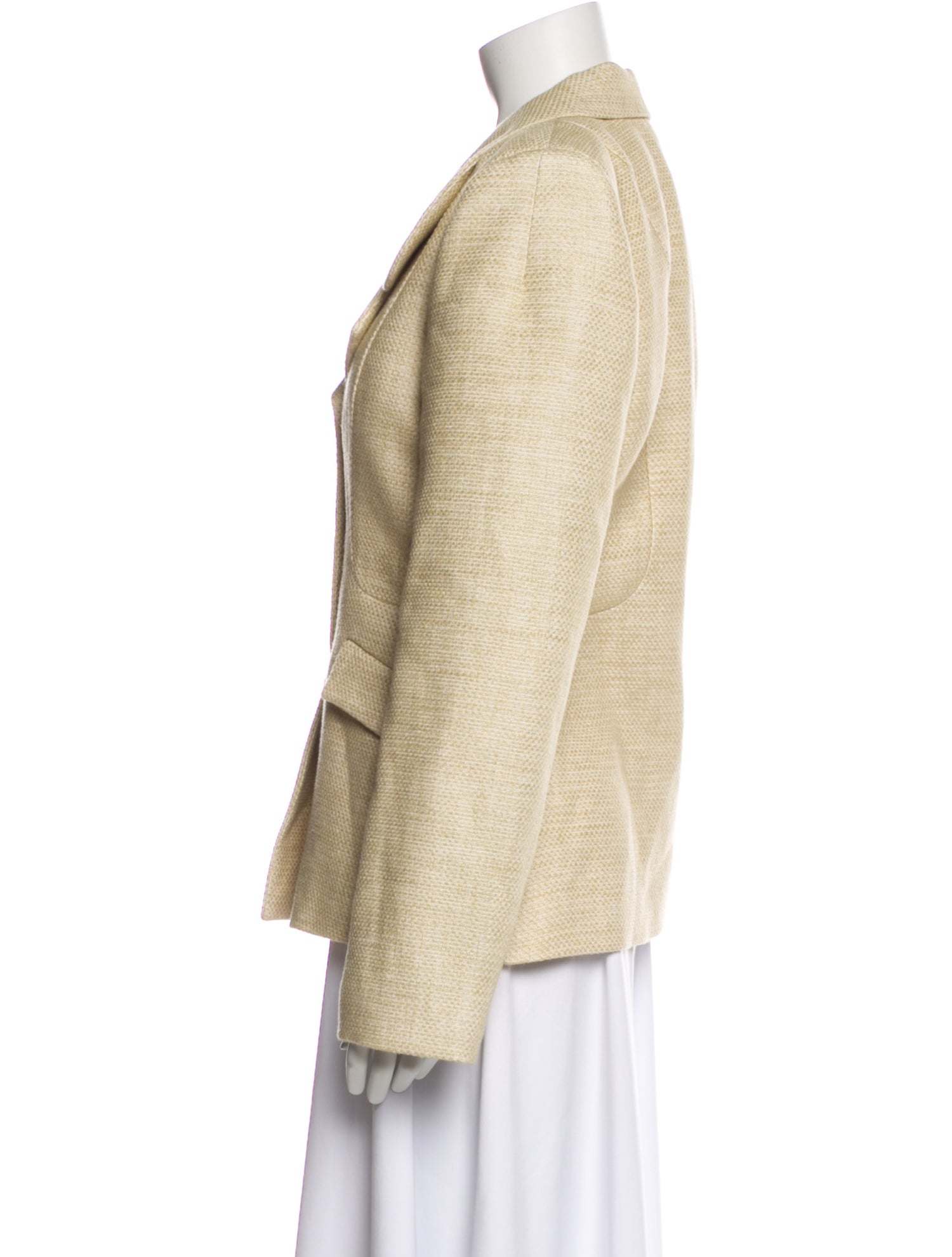 By Malene Birger Linen Tweed Pattern Blazer w/ Tags