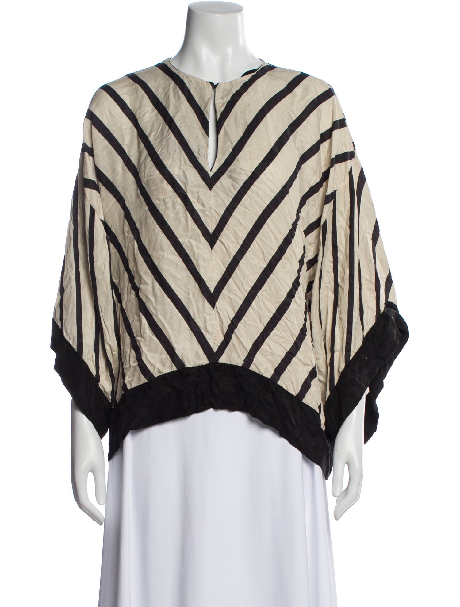 By Malene Birger Striped V-Neck Top