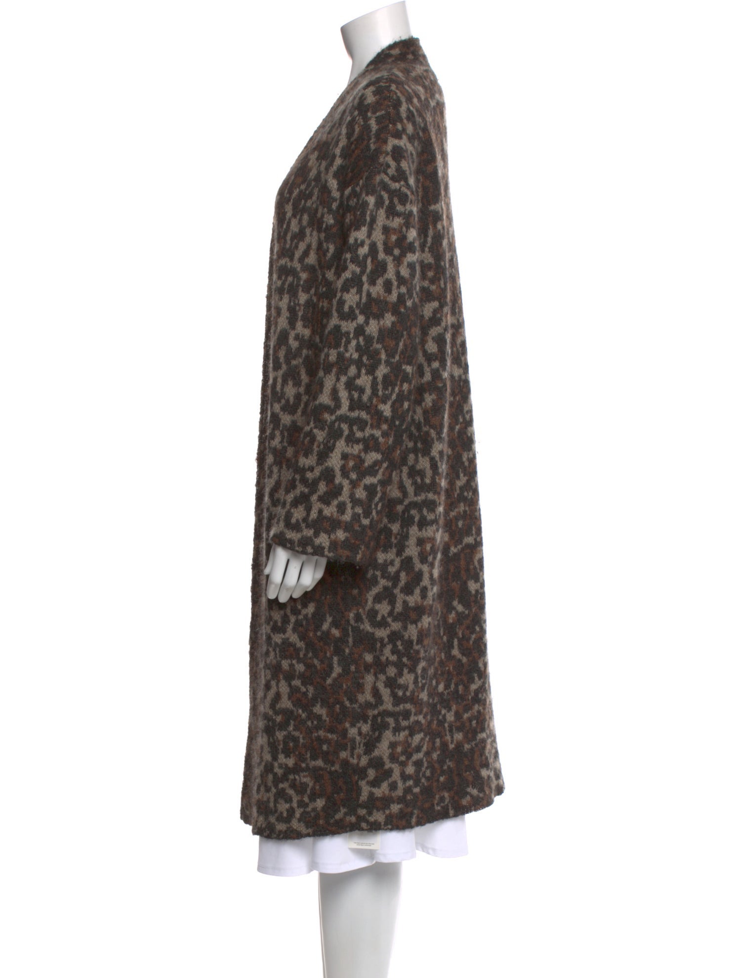 By Malene Birger Kid Mohair Animal Print Sweater