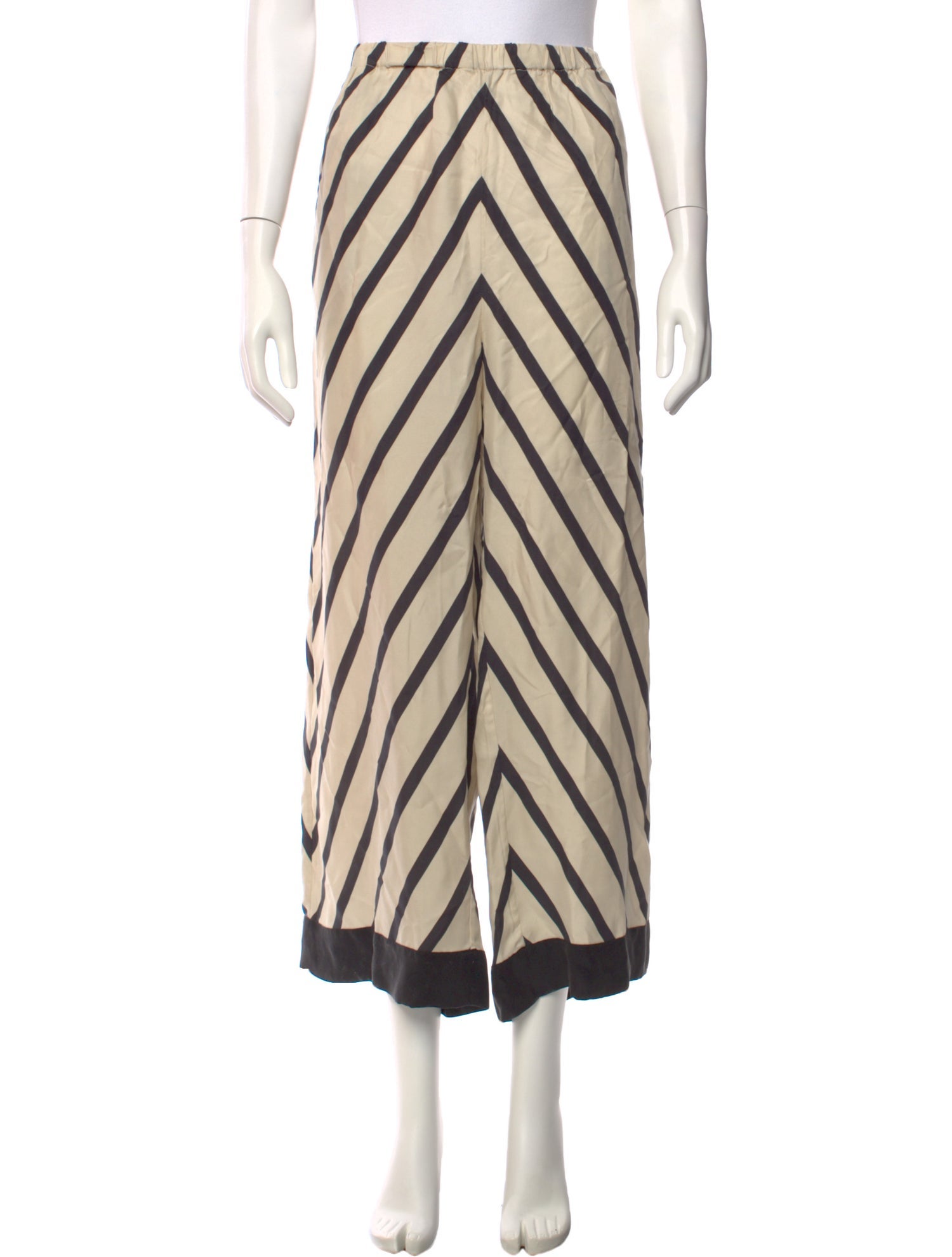 By Malene Birger Striped Wide Leg Pants
