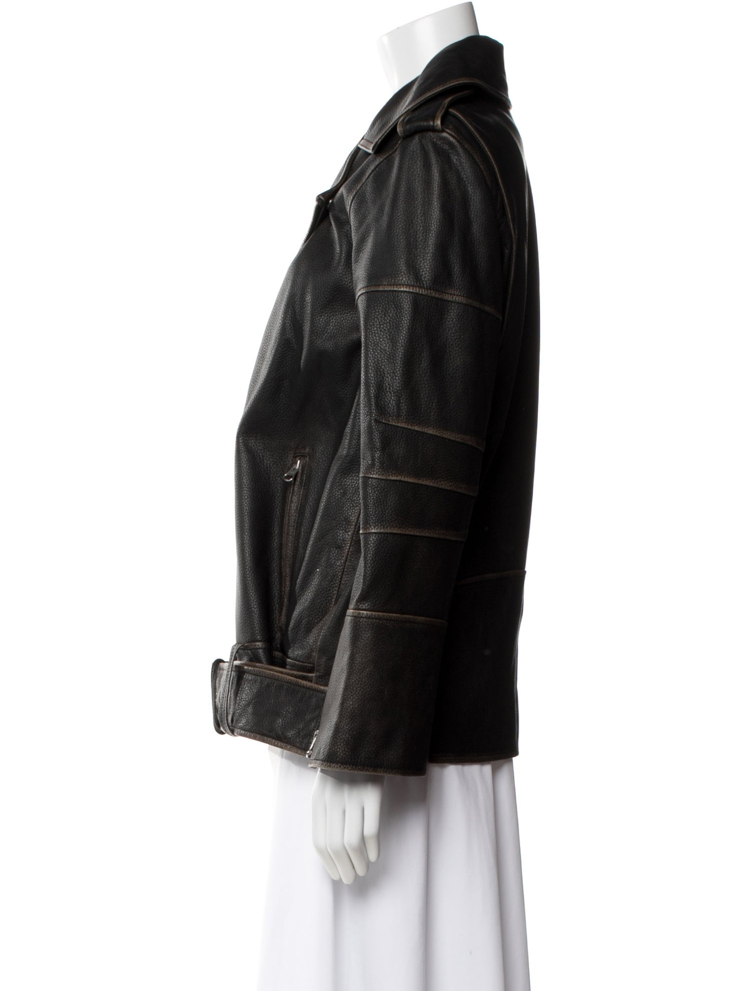 By Malene Birger Leather Biker Jacket