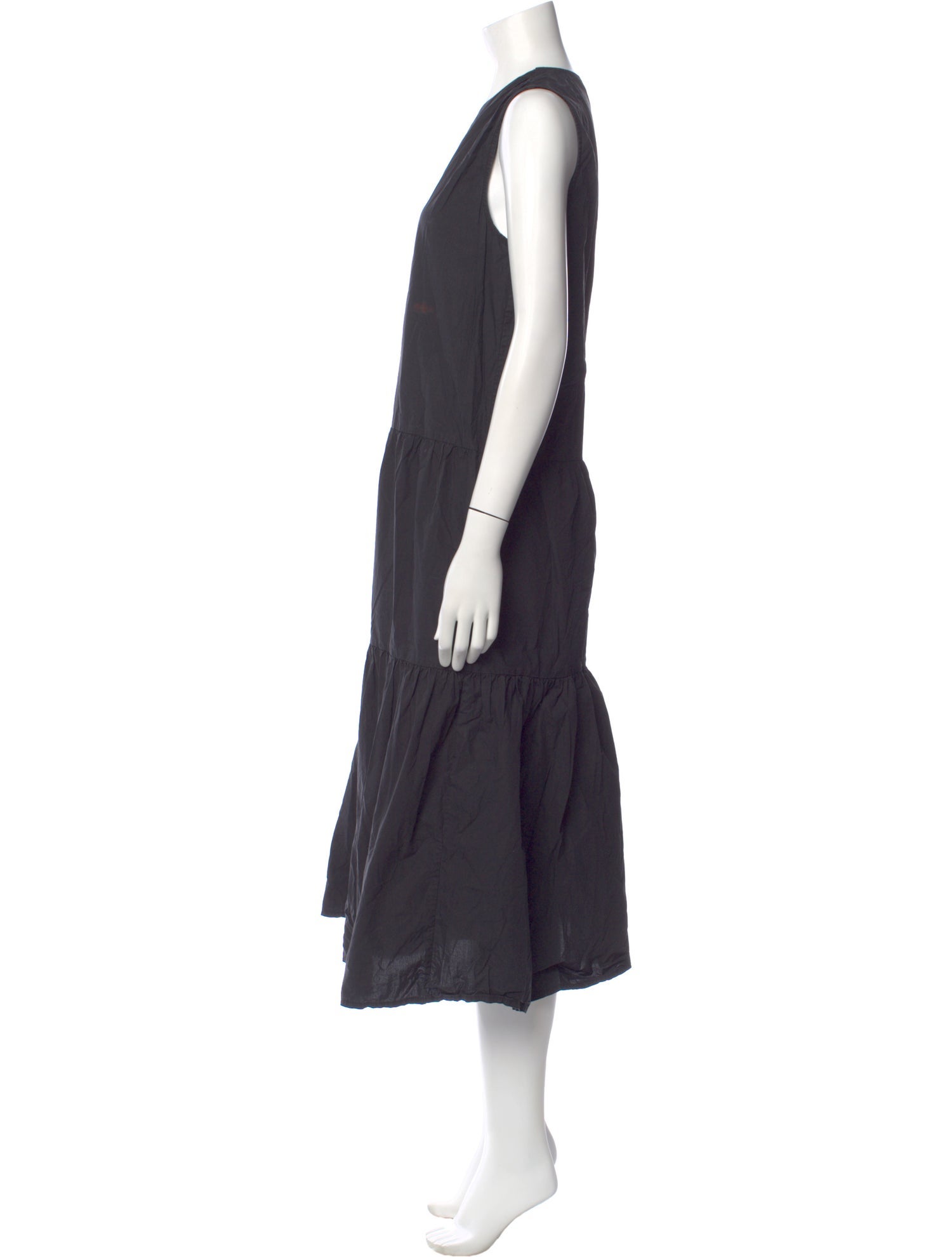 By Malene Birger V-Neck Midi Length Dress