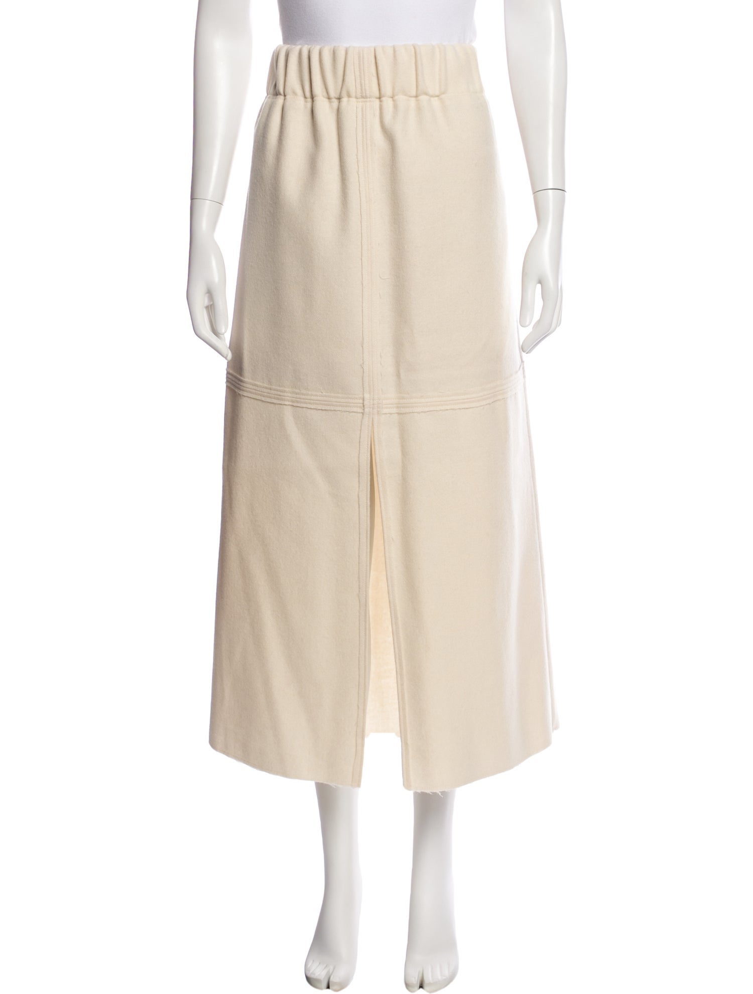 By Malene Birger Virgin Wool Midi Length Skirt