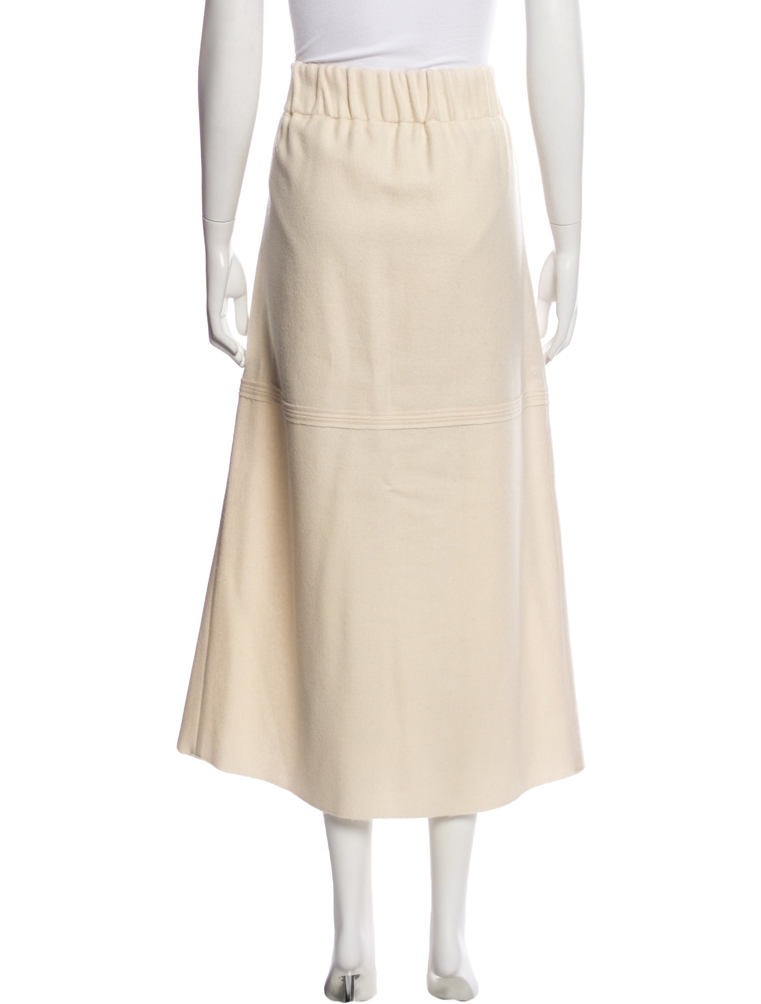 By Malene Birger Virgin Wool Midi Length Skirt