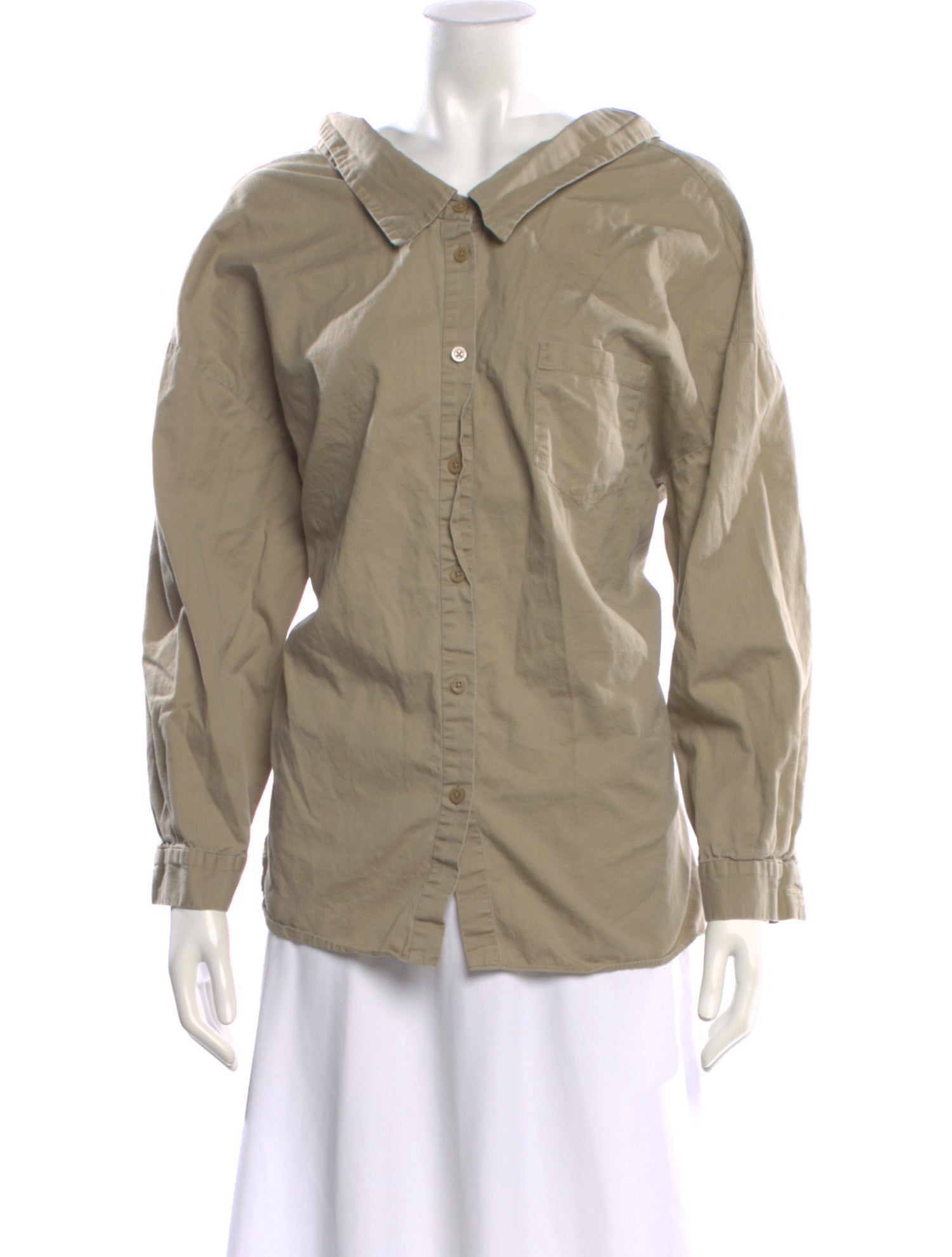 By Malene Birger Long Sleeve Button-Up Top