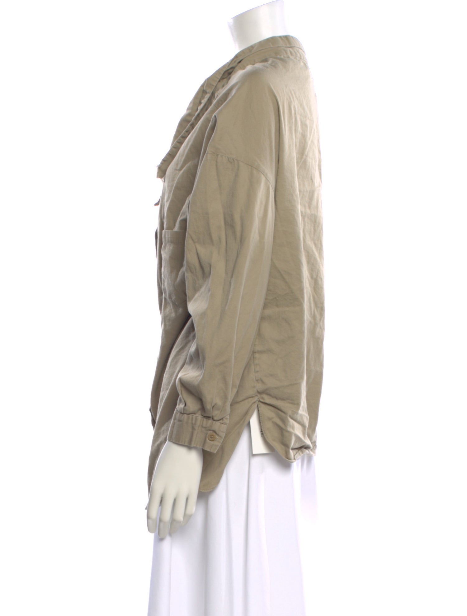 By Malene Birger Long Sleeve Button-Up Top