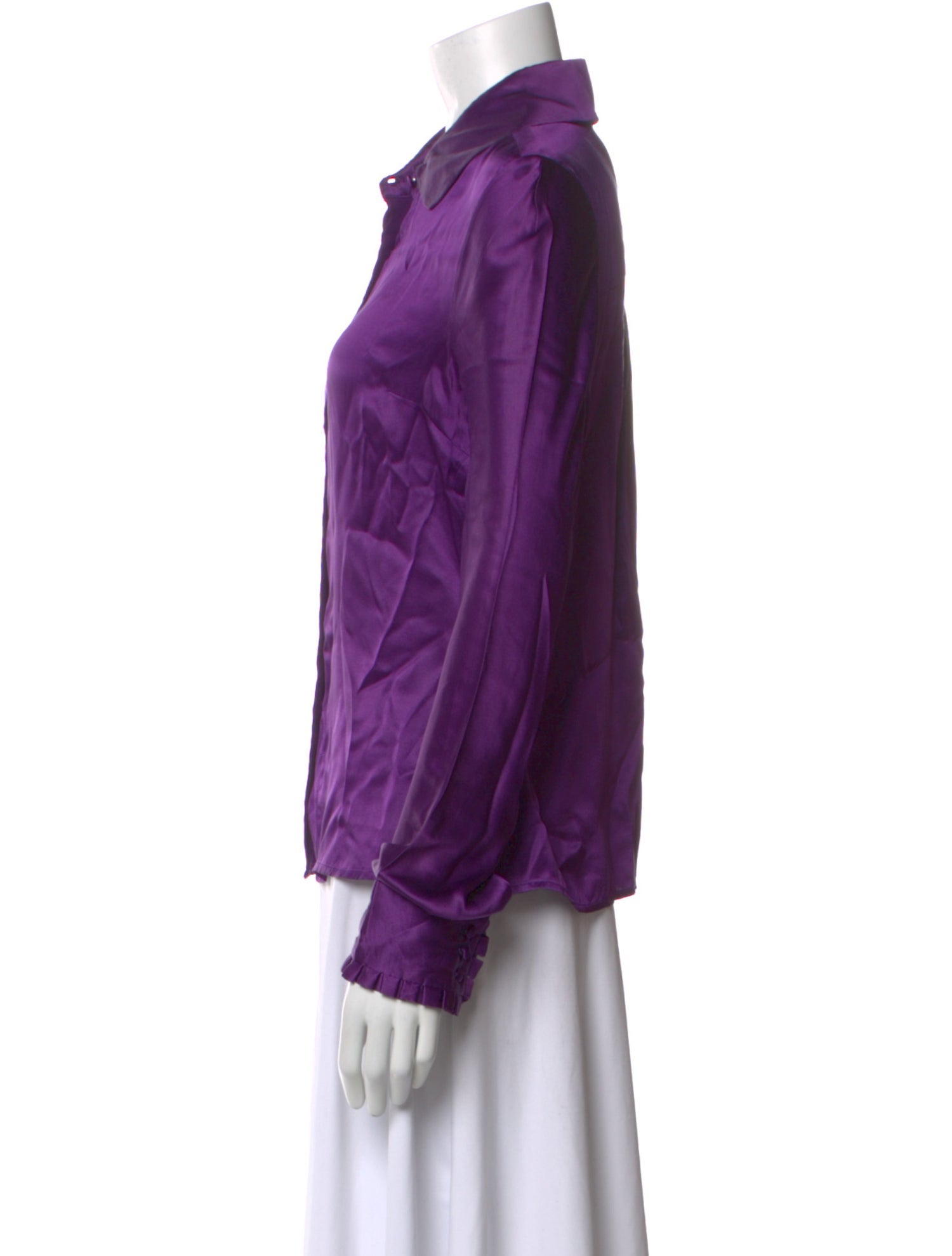 By Malene Birger Silk Long Sleeve Blouse