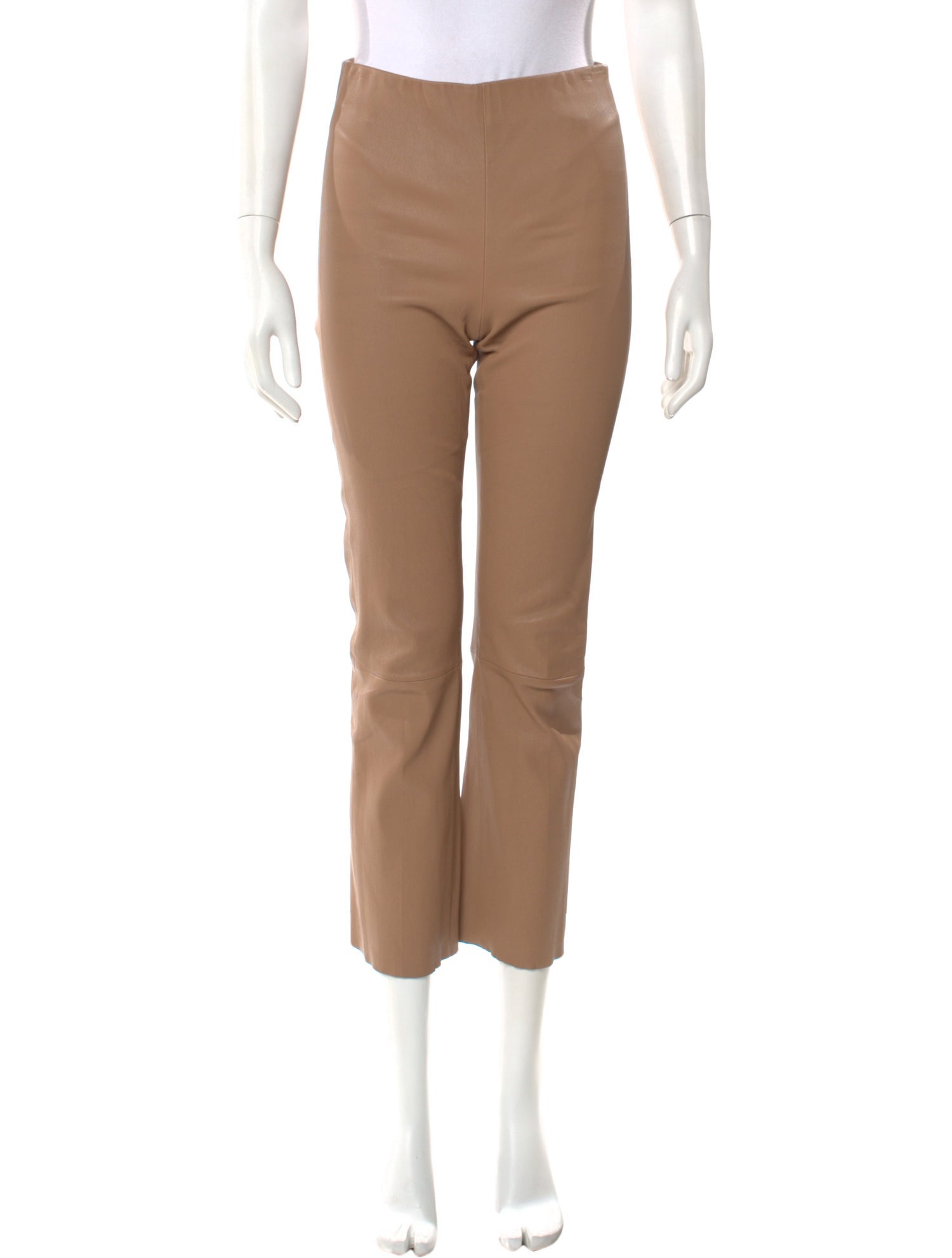 By Malene Birger Lamb Leather Straight Leg Pants
