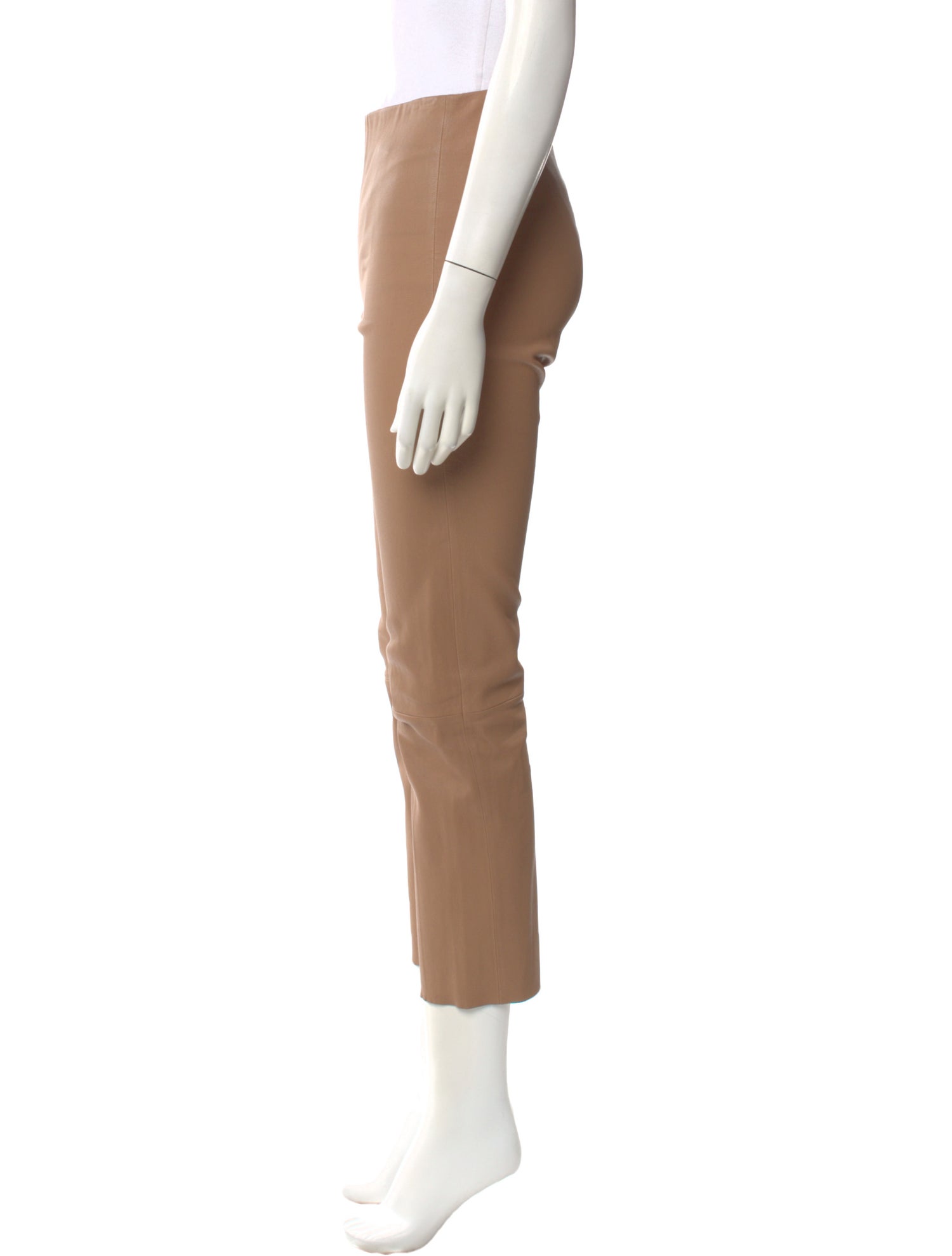 By Malene Birger Lamb Leather Straight Leg Pants