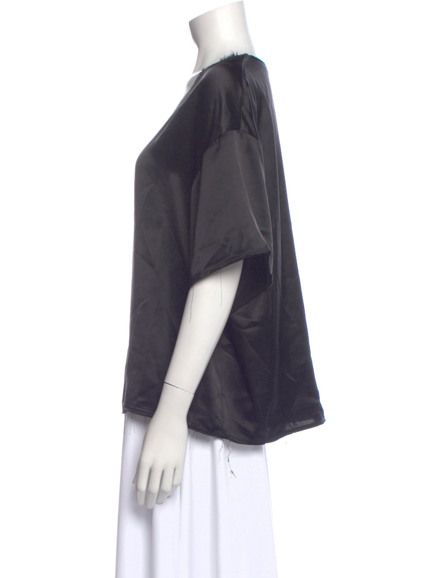 By Malene Birger V-Neck Short Sleeve Top