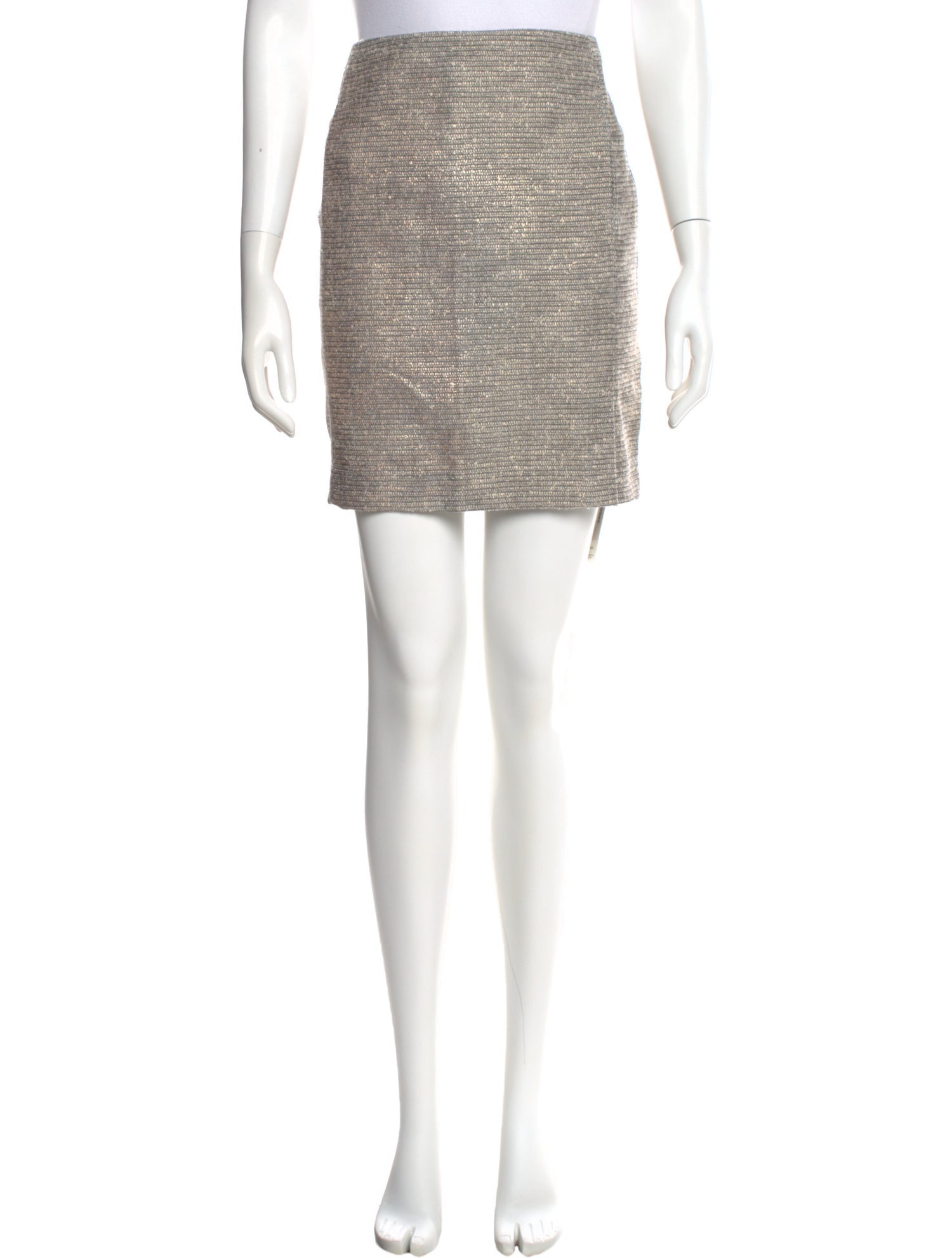 By Malene Birger Tweed Pattern Mini Skirt