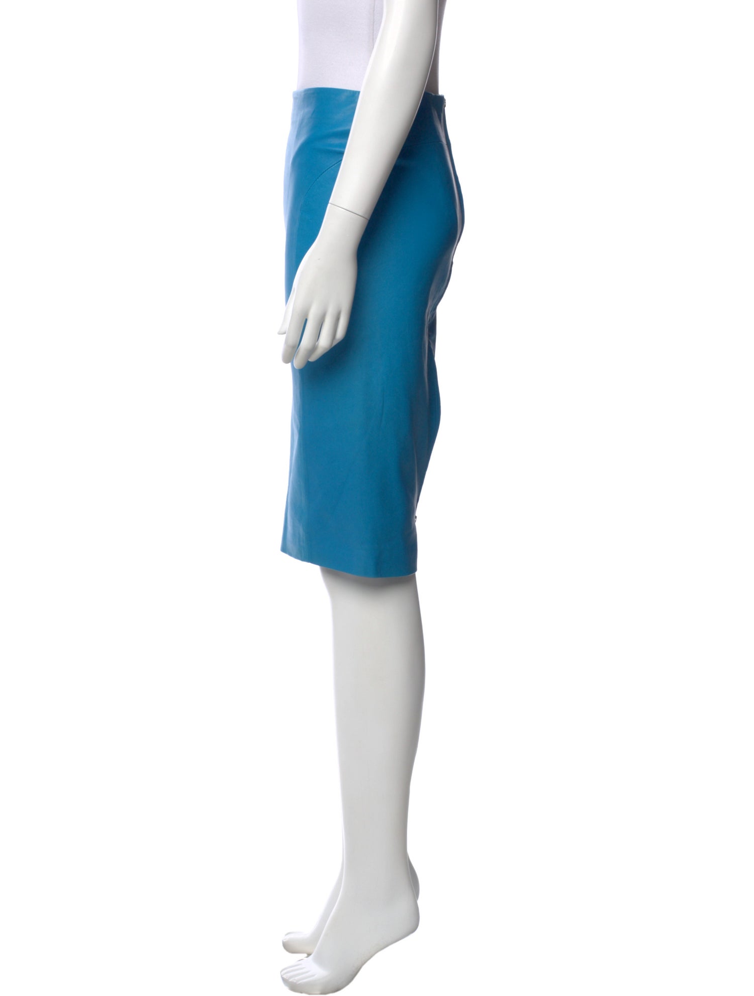 By Malene Birger Leather Knee-Length Skirt