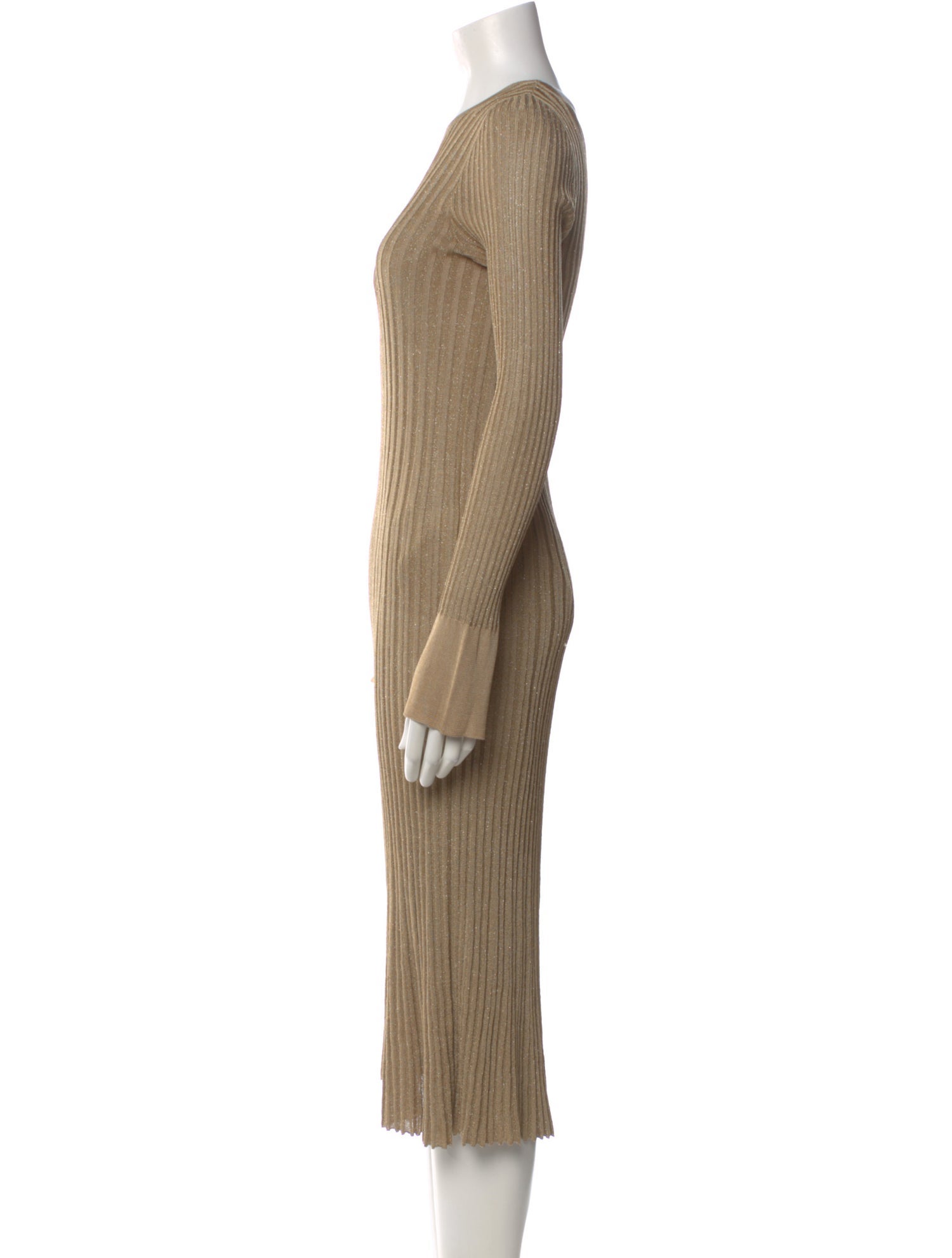 By Malene Birger Crew Neck Midi Length Dress