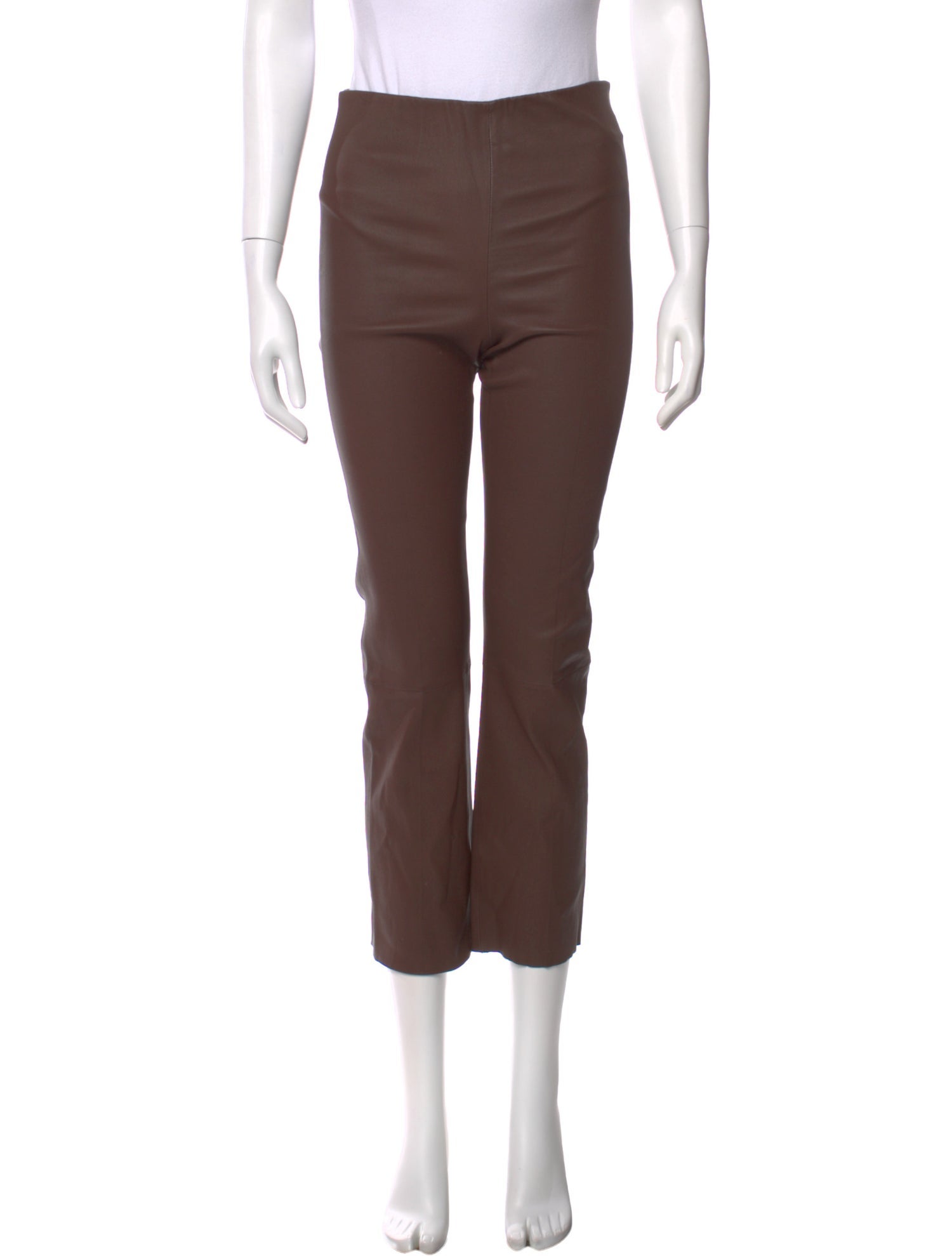 By Malene Birger Lamb Leather Straight Leg Pants