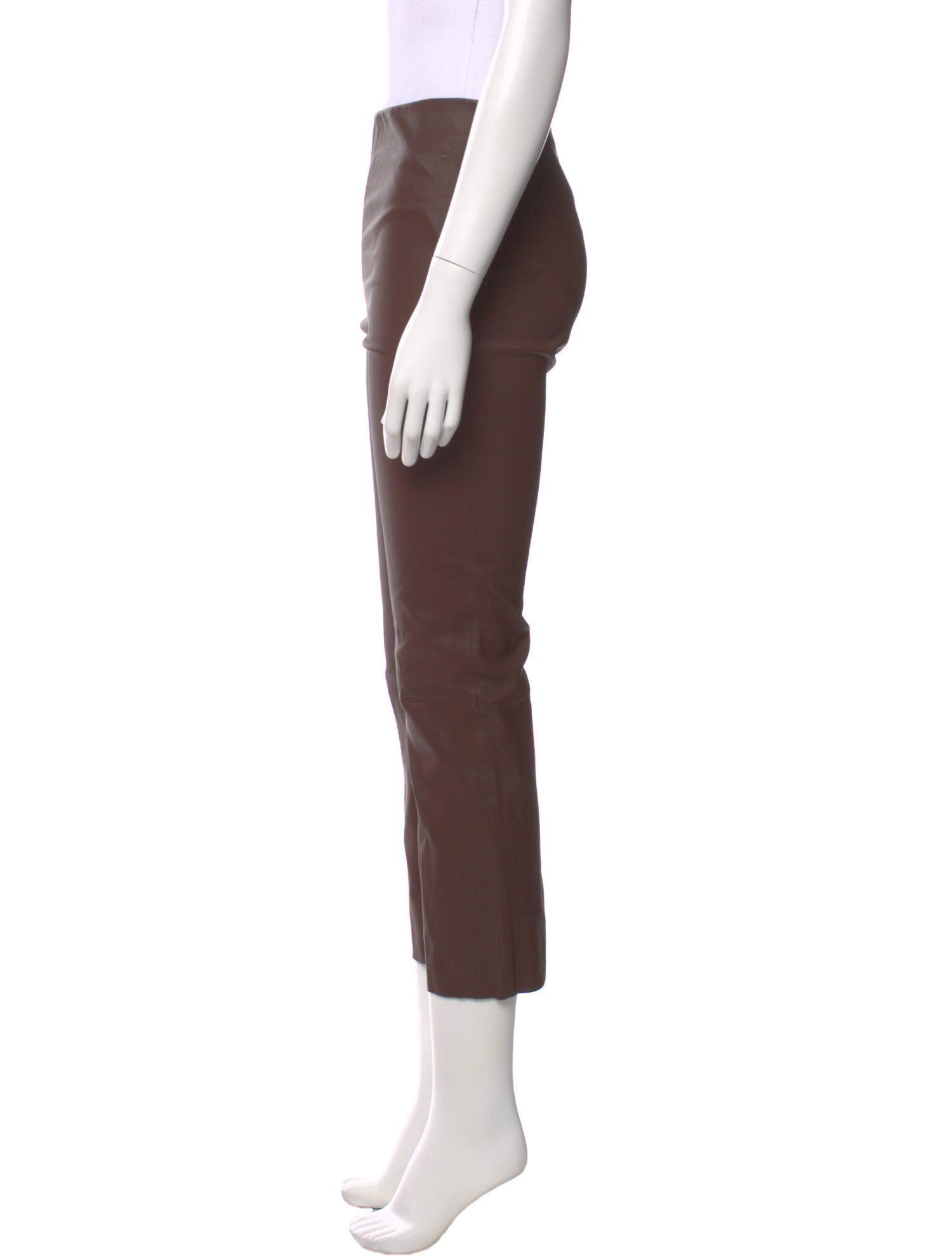 By Malene Birger Lamb Leather Straight Leg Pants