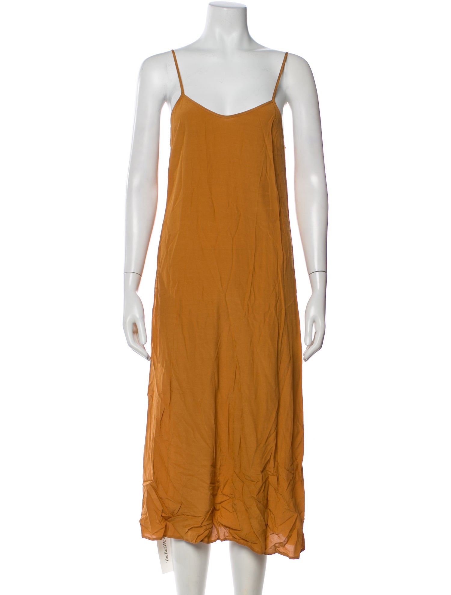 By Malene Birger Square Neckline Midi Length Dress