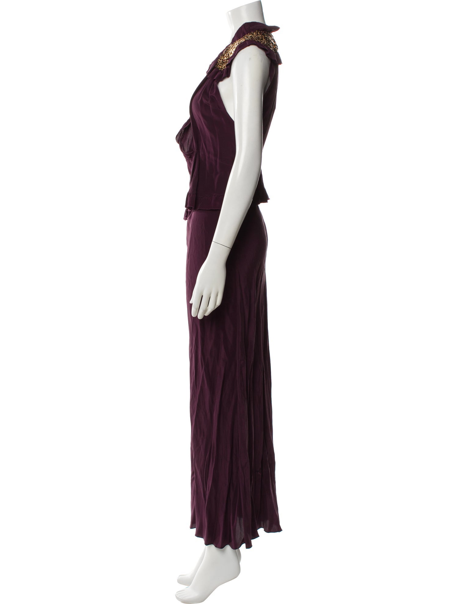 By Malene Birger V-Neck Long Dress