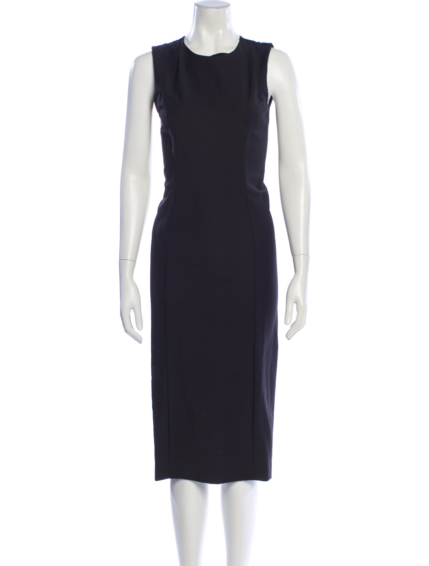 By Malene Birger Crew Neck Midi Length Dress