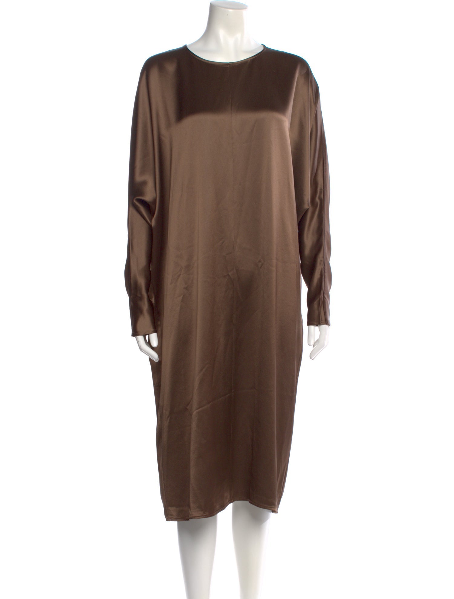 By Malene Birger Scoop Neck Midi Length Dress