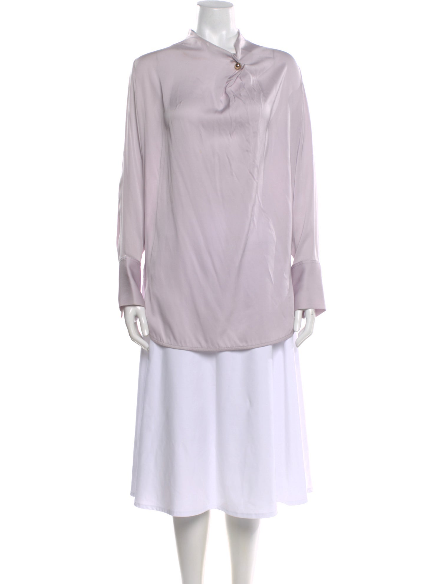 By Malene Birger Silk Long Sleeve Blouse