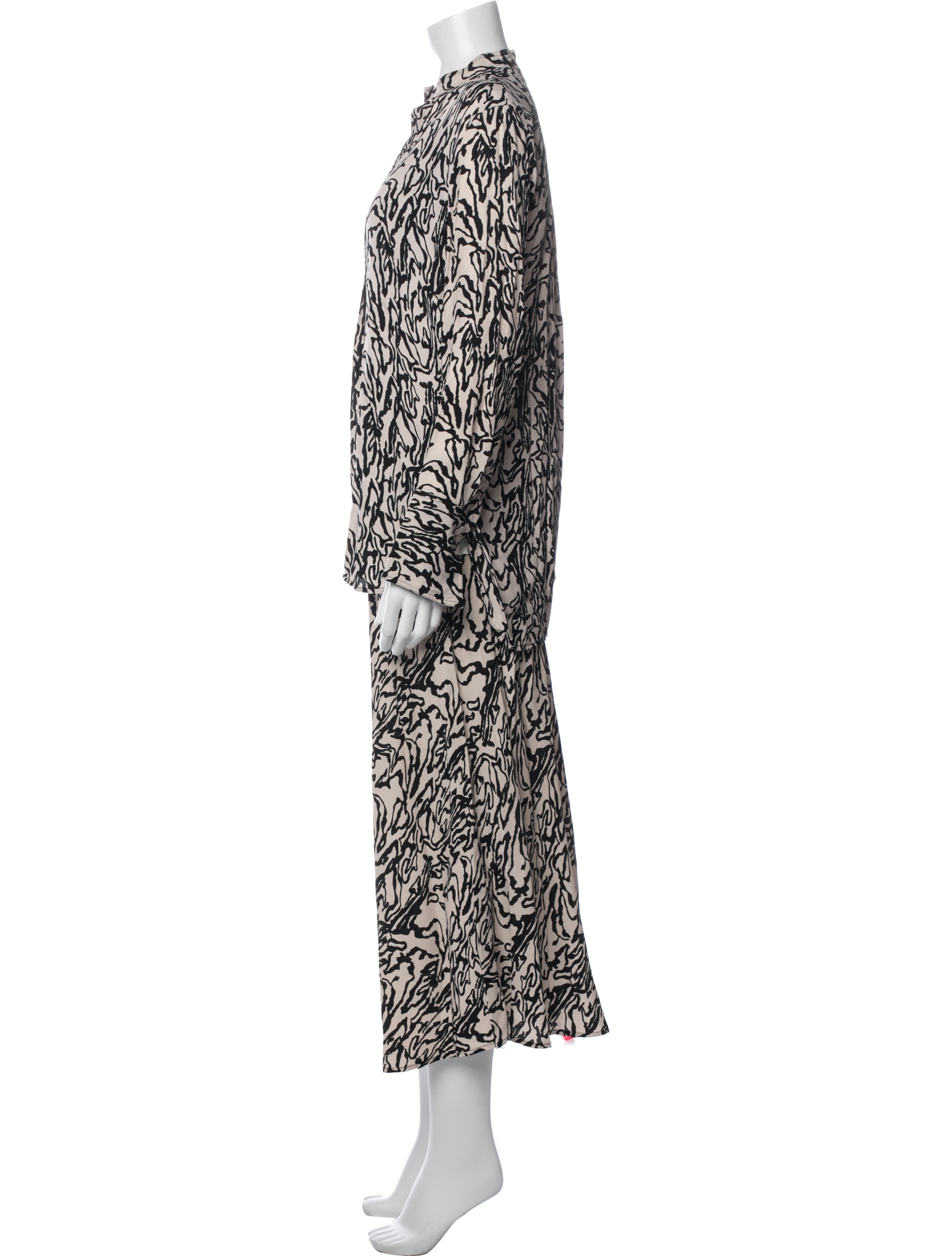 By Malene Birger Printed Skirt Set