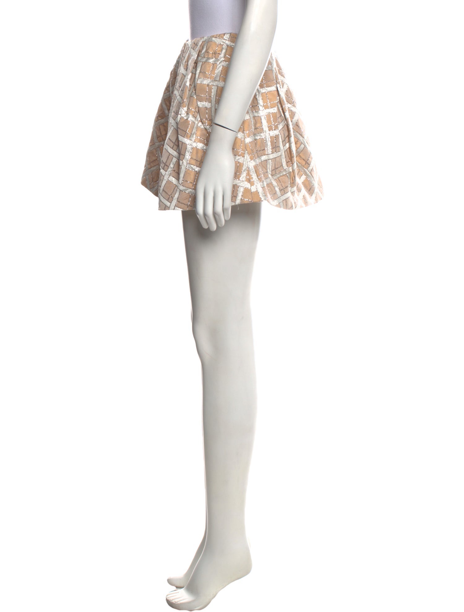 By Malene Birger Patterned Mini Skirt