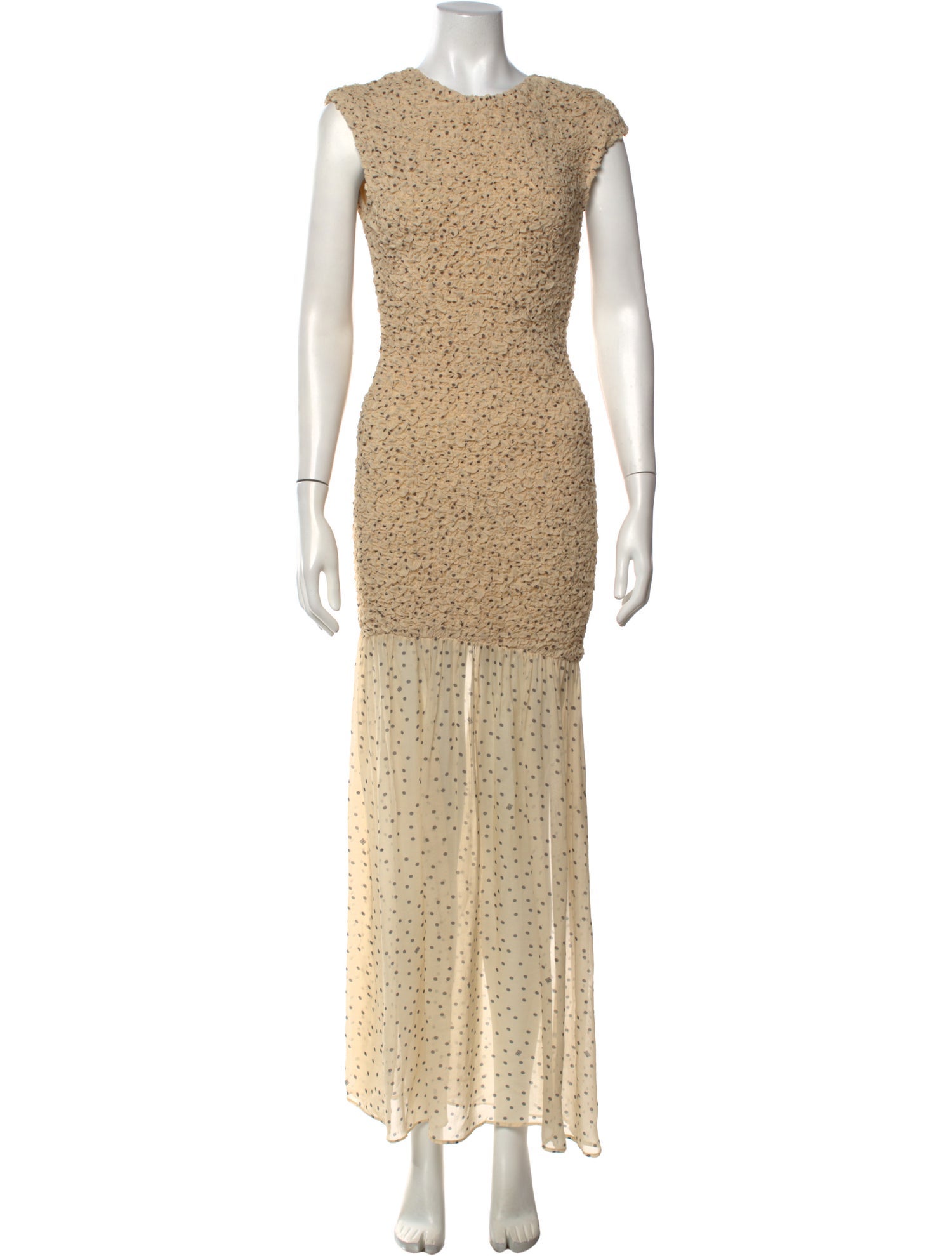 By Malene Birger Polka Dot Print Long Dress w/ Tags