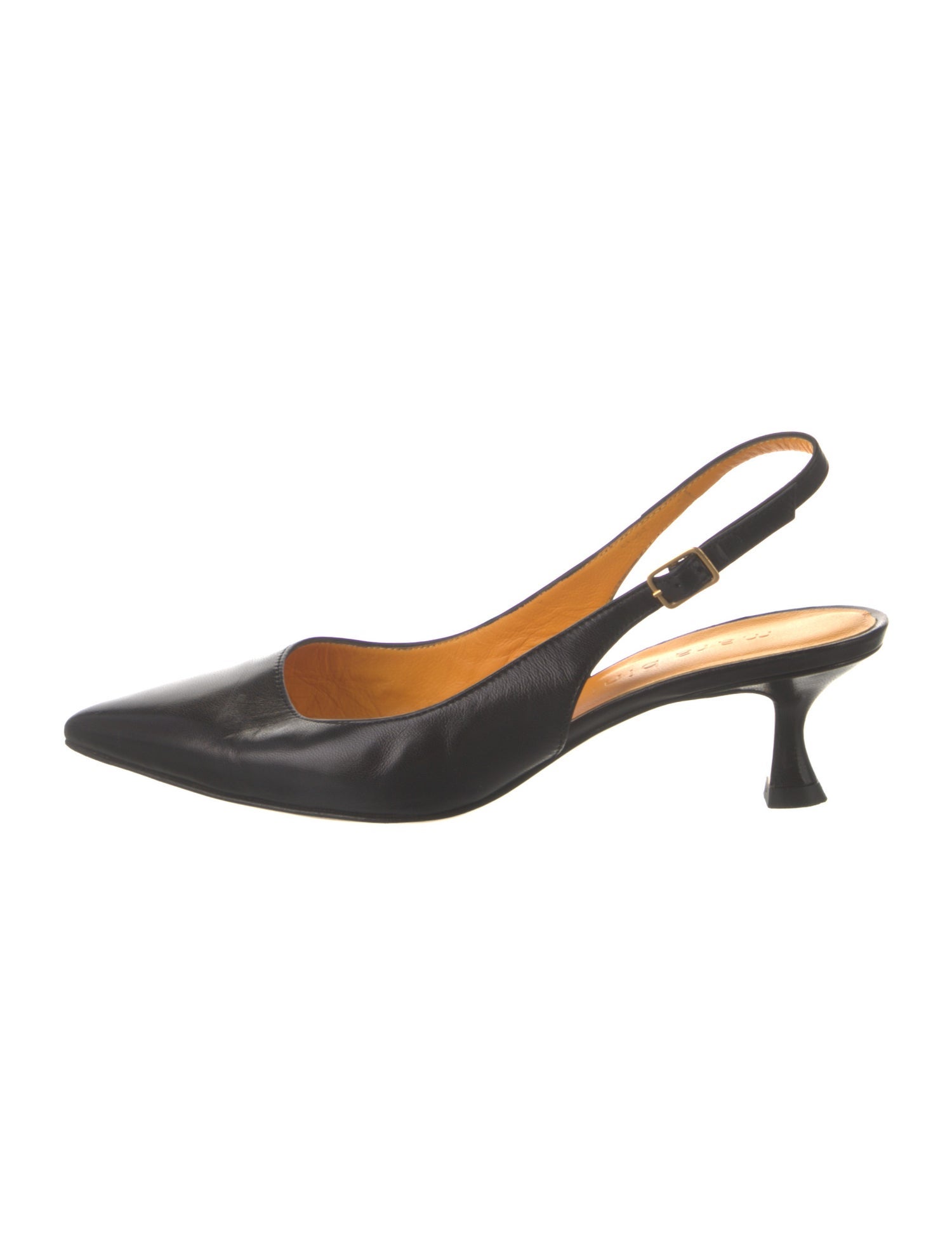 Mara Bini Leather Slingback Pumps