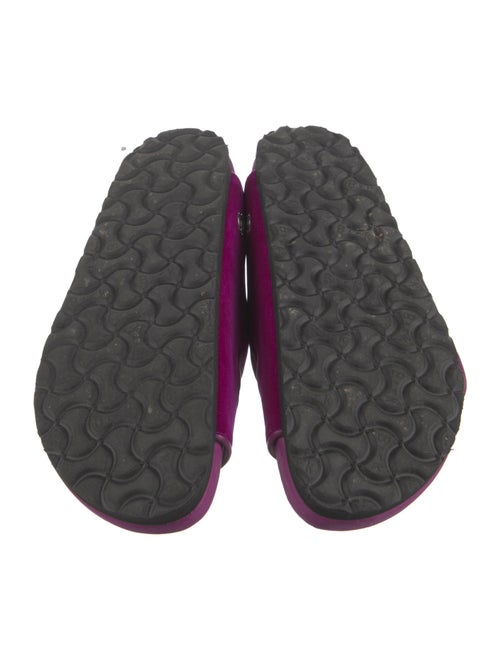 Manolo Blahnik x Birkenstock Velvet Crystal Embellishments Slides