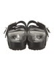 Manolo Blahnik x Birkenstock Leather Crystal Embellishments Slides