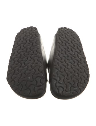 Manolo Blahnik x Birkenstock Leather Crystal Embellishments Slides