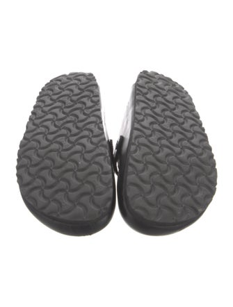 Manolo Blahnik x Birkenstock Leather Crystal Embellishments Mules