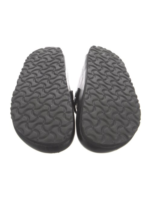 Manolo Blahnik x Birkenstock Leather Crystal Embellishments Mules