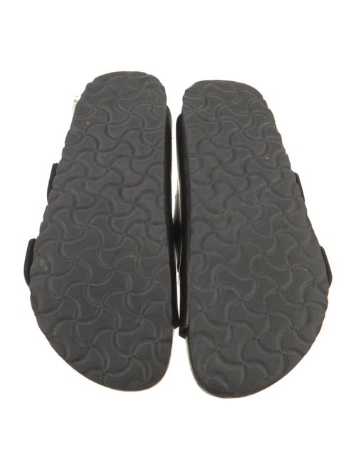 Manolo Blahnik x Birkenstock Leather Crystal Embellishments Slides