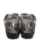 Manolo Blahnik x Birkenstock PVC Leather Trim Embellishment Slides