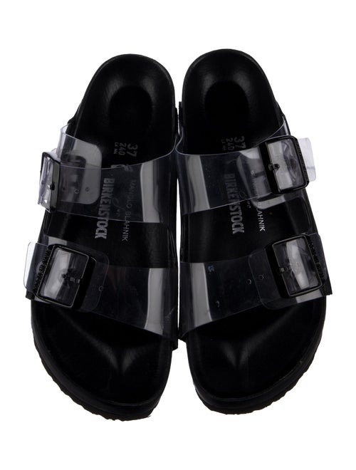 Manolo Blahnik x Birkenstock Leather Slides