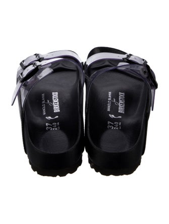 Manolo Blahnik x Birkenstock Leather Slides