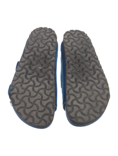 Manolo Blahnik x Birkenstock Velvet Crystal Embellishments Slides