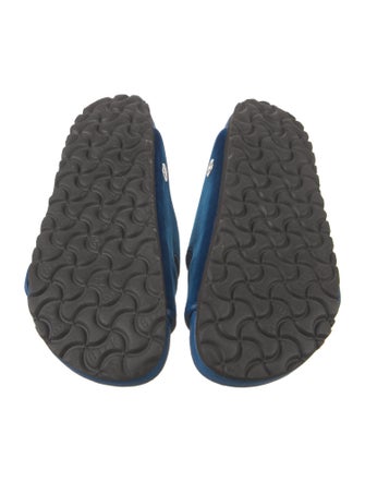 Manolo Blahnik x Birkenstock Velvet Crystal Embellishments Slides