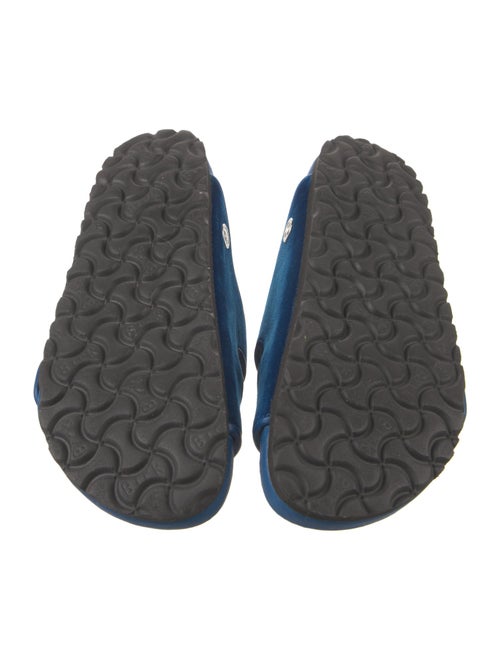 Manolo Blahnik x Birkenstock Velvet Crystal Embellishments Slides