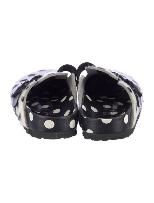 Manolo Blahnik x Birkenstock Ponyhair Polka Dot Print Ballet Flats
