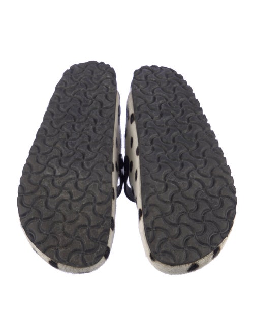 Manolo Blahnik x Birkenstock Ponyhair Polka Dot Print Ballet Flats