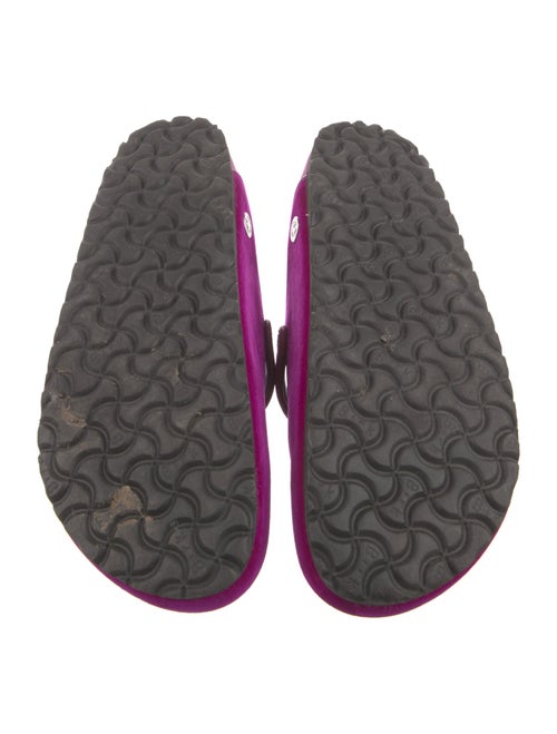 Manolo Blahnik x Birkenstock Velvet Crystal Embellishments Mules