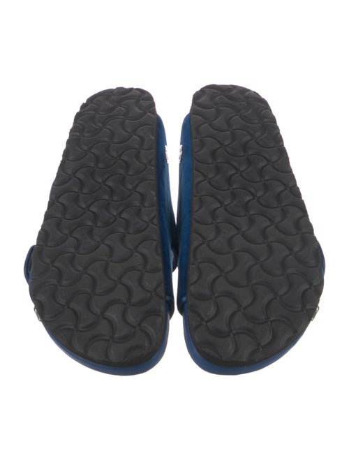 Manolo Blahnik x Birkenstock Velvet Crystal Embellishments Slides