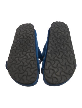 Manolo Blahnik x Birkenstock Velvet Crystal Embellishments Slides